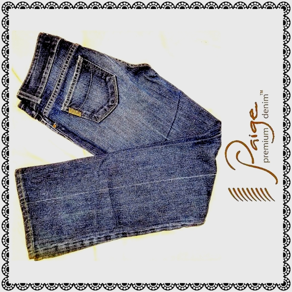 {Paige} high-rise bootcut Hidden Hills jeans sz 26